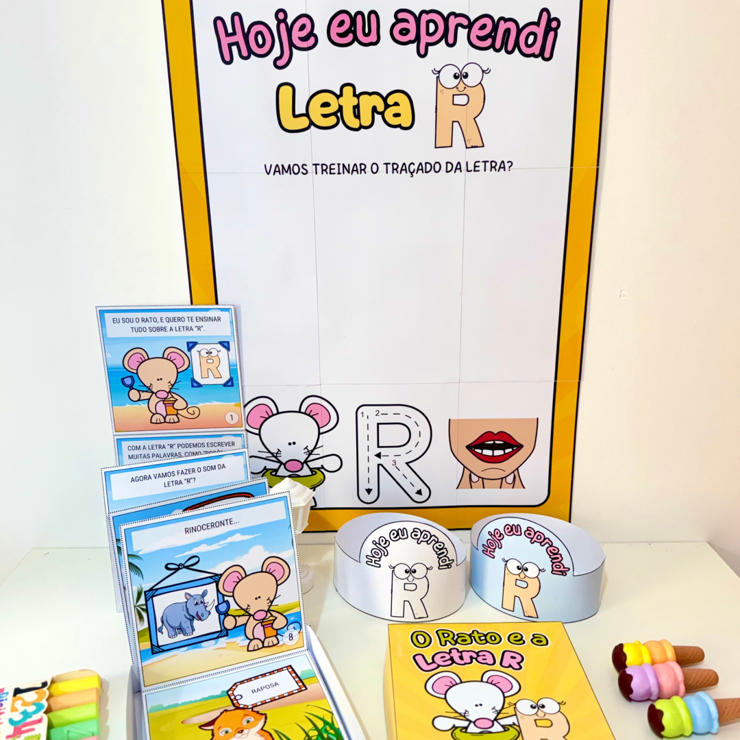 História e Cartaz Letra R