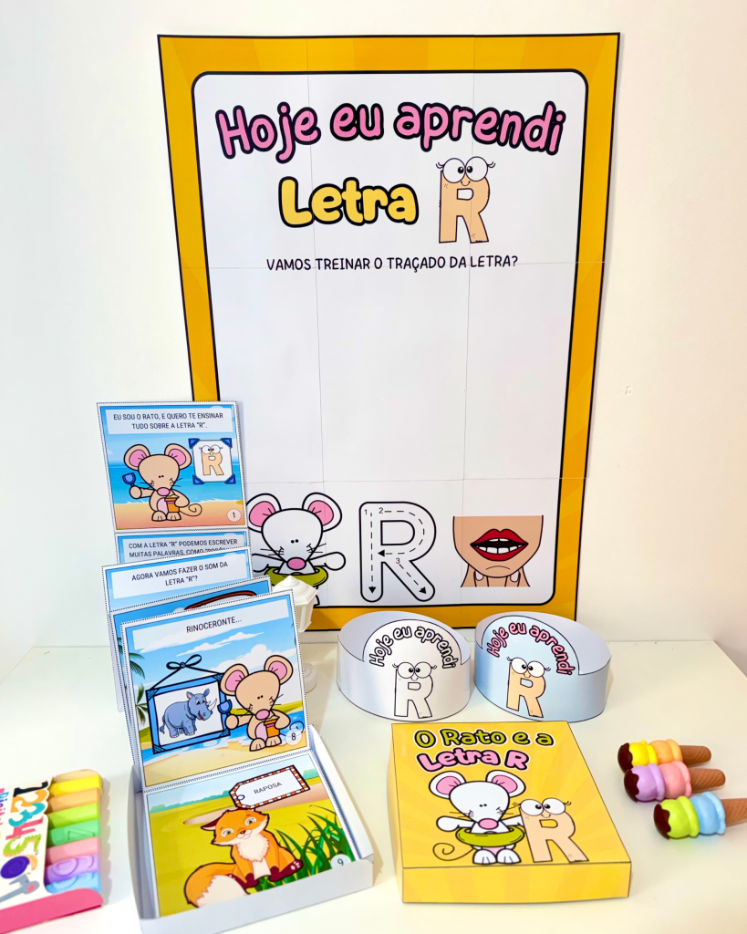 Letra R Boseto História e Cartaz Letra R - Suelen Bonilla - Recursos Criativos para ...