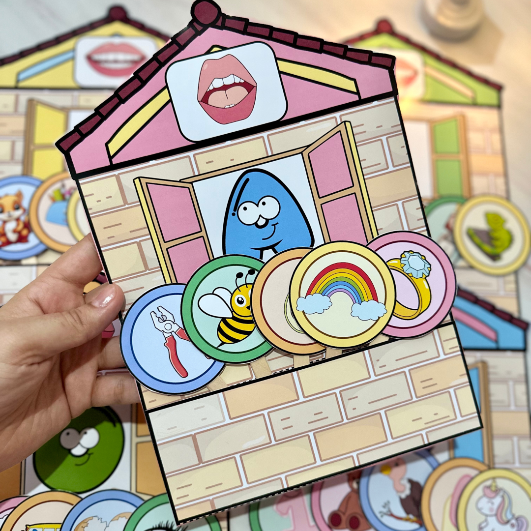 Luvas casinha das vogais