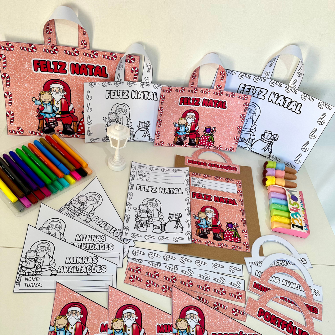 kit Capas de Atividades Papai Noel
