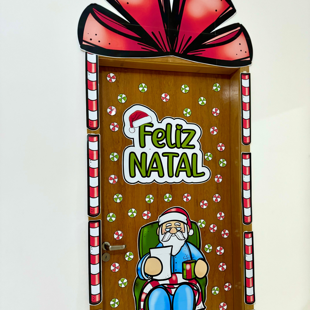 Decoração de Porta Papai Noel