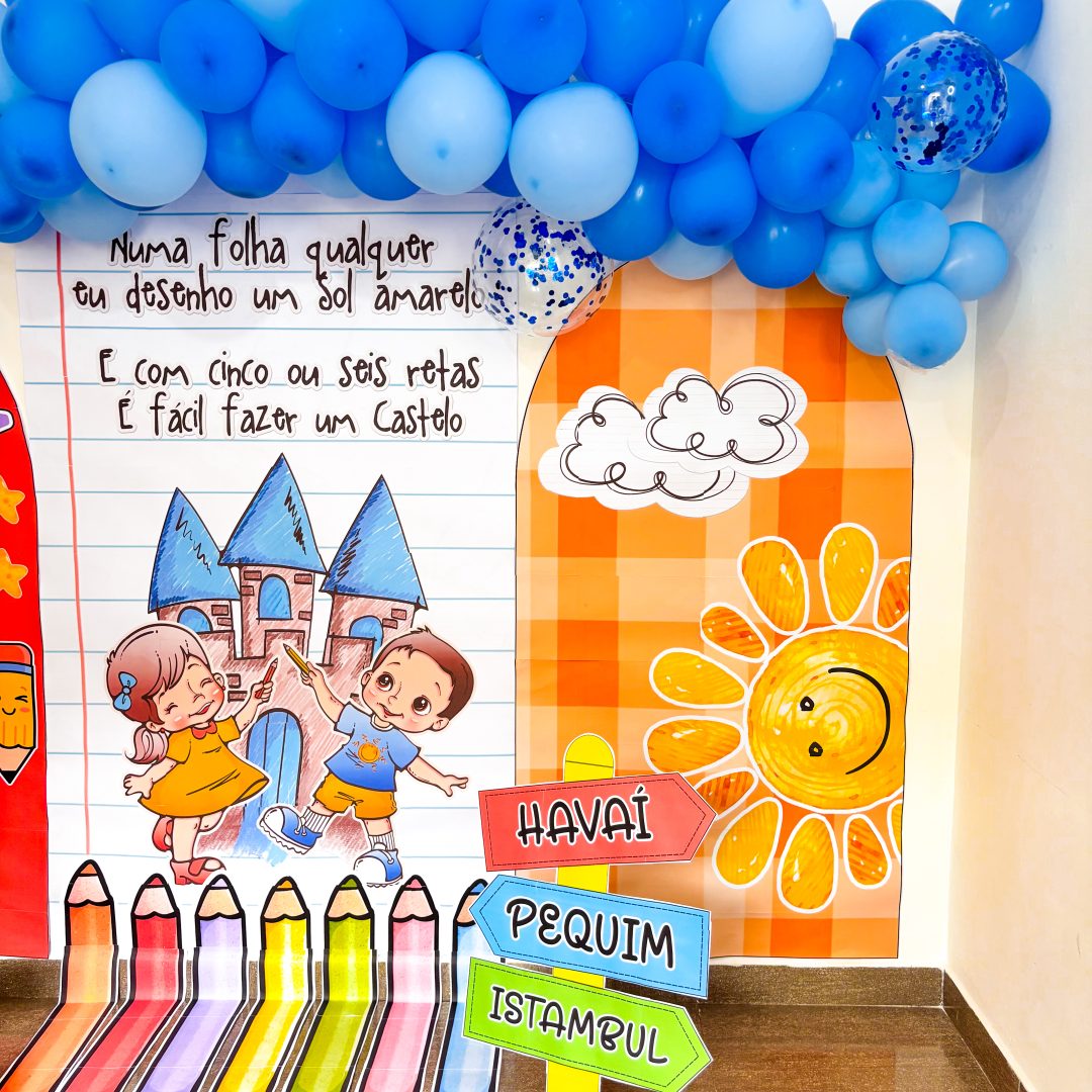 Cenário Formatura Aquarela