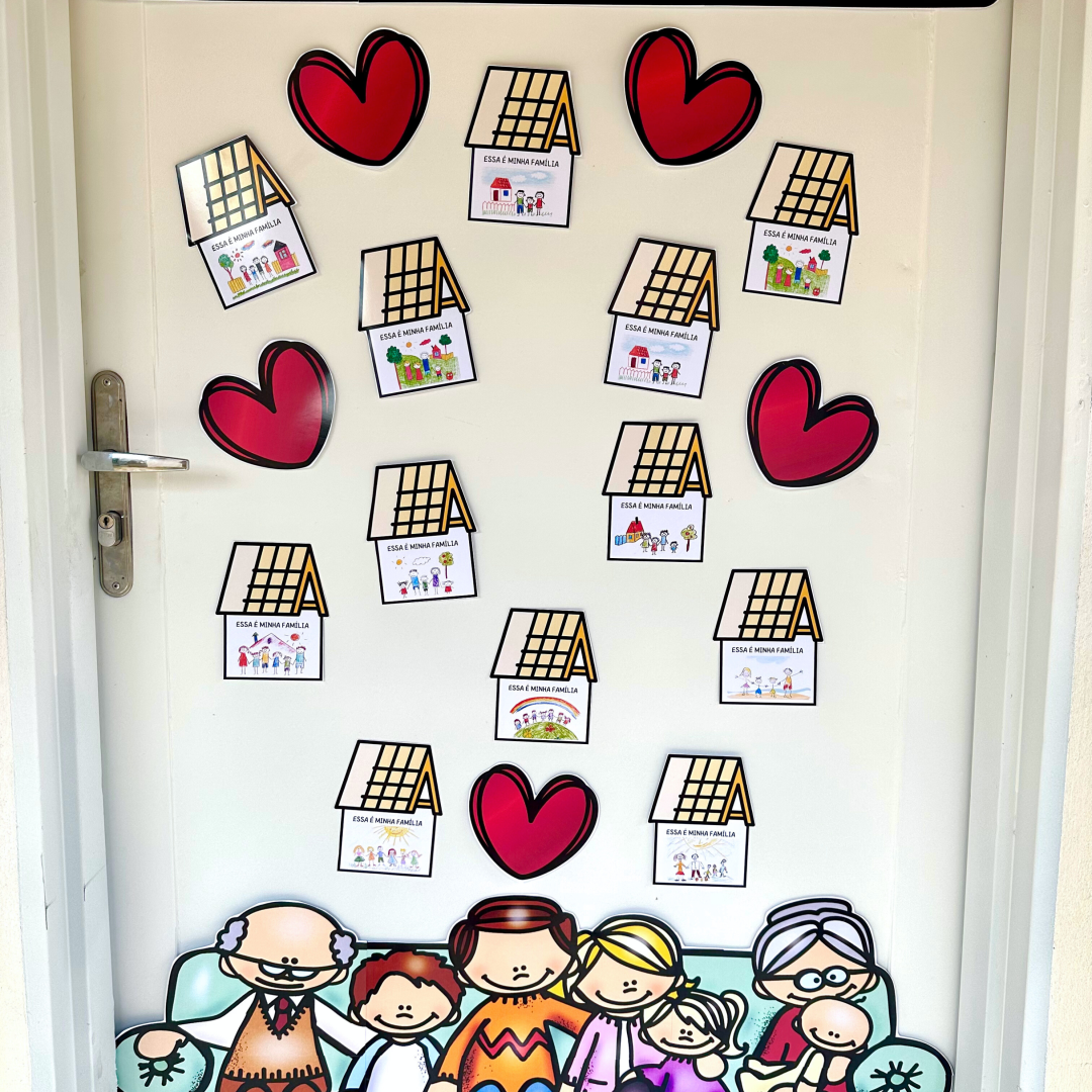 Decoração de Porta Família