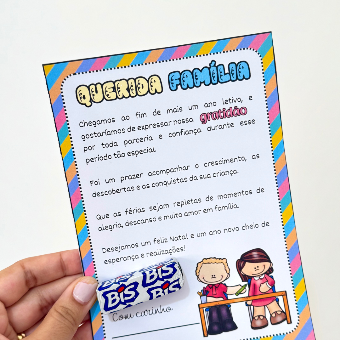 Cartão Família Editavel