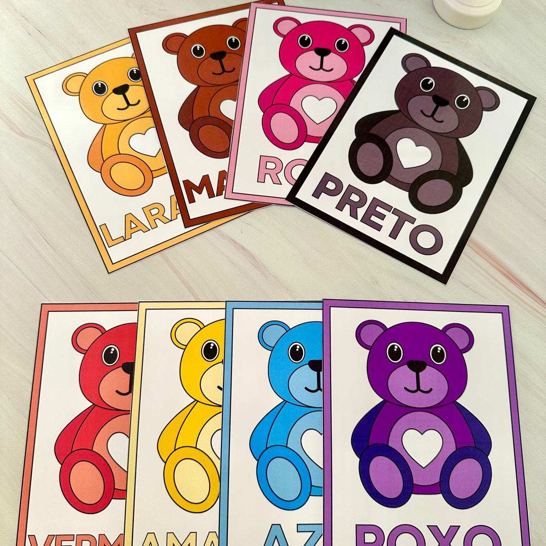 Cards Cores- Ursinhos